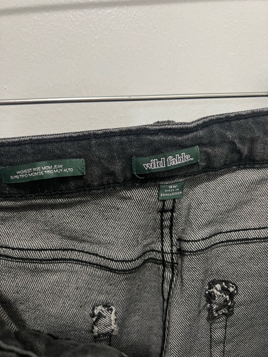 Wild Fable Grey Mom Jeans - Picture 3 of 5